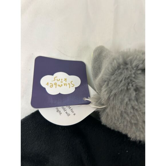 Slumber Kins Glow in the Dark Bat Gray Green 14x7" NEW Plush Collection - Picture 4 of 5